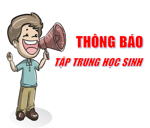 Thông báo tập trung học sinh toàn trường năm học 2024-2025